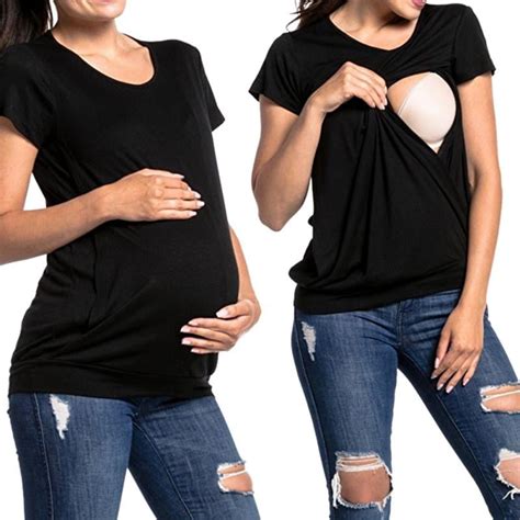 breastfeeding graphic tees|breastfeeding tops for nurses.